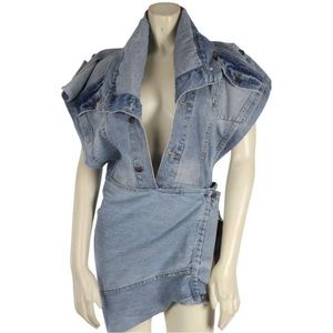 DENIM MINI DRESS